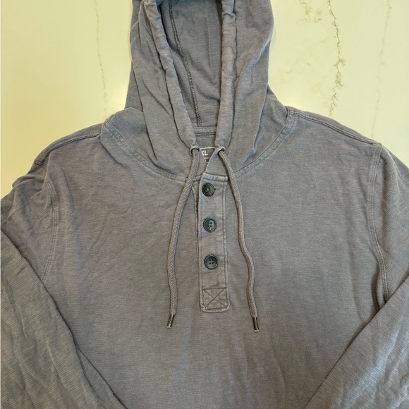 GAP Men's Hoodie Shirt - Slate Blue - Picture 2 of 4